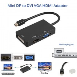 MINI DP TO HDMI+VGA+DVI RS-MINIDP3IN1-1